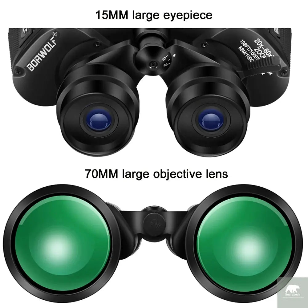 20-60X70 High Magnification Binoculars - Long Range Zoom Beargoods
