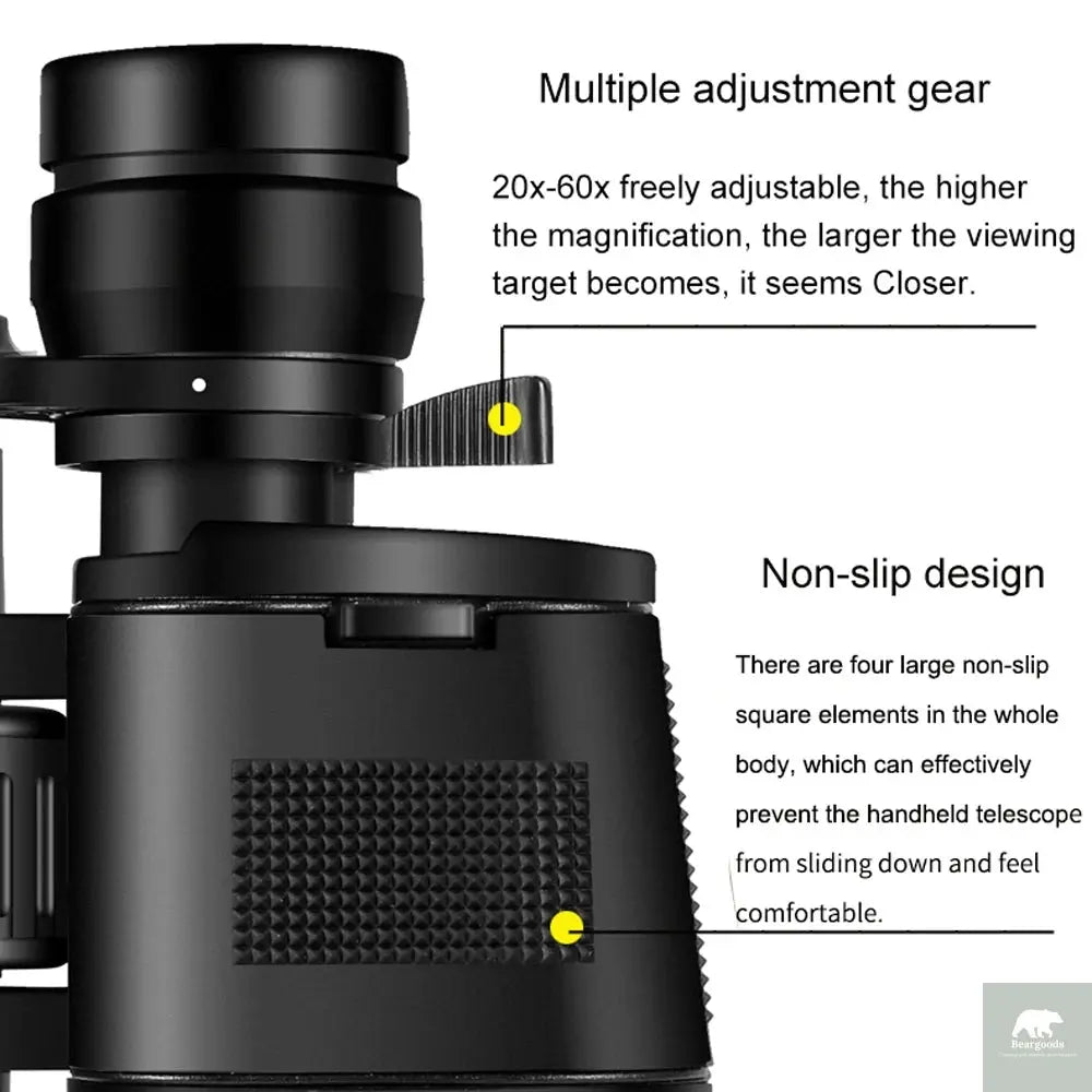 20-60X70 High Magnification Binoculars - Long Range Zoom Beargoods