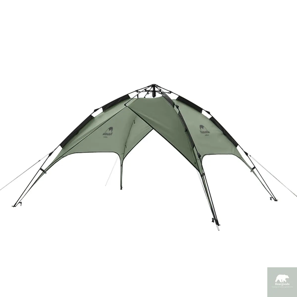 Naturehike One-touch Tent 3-4 Person Travel Family Sun Shelter Portable Automatic Fishing Tent Outdoor Picnic Camping Tent Beargoods