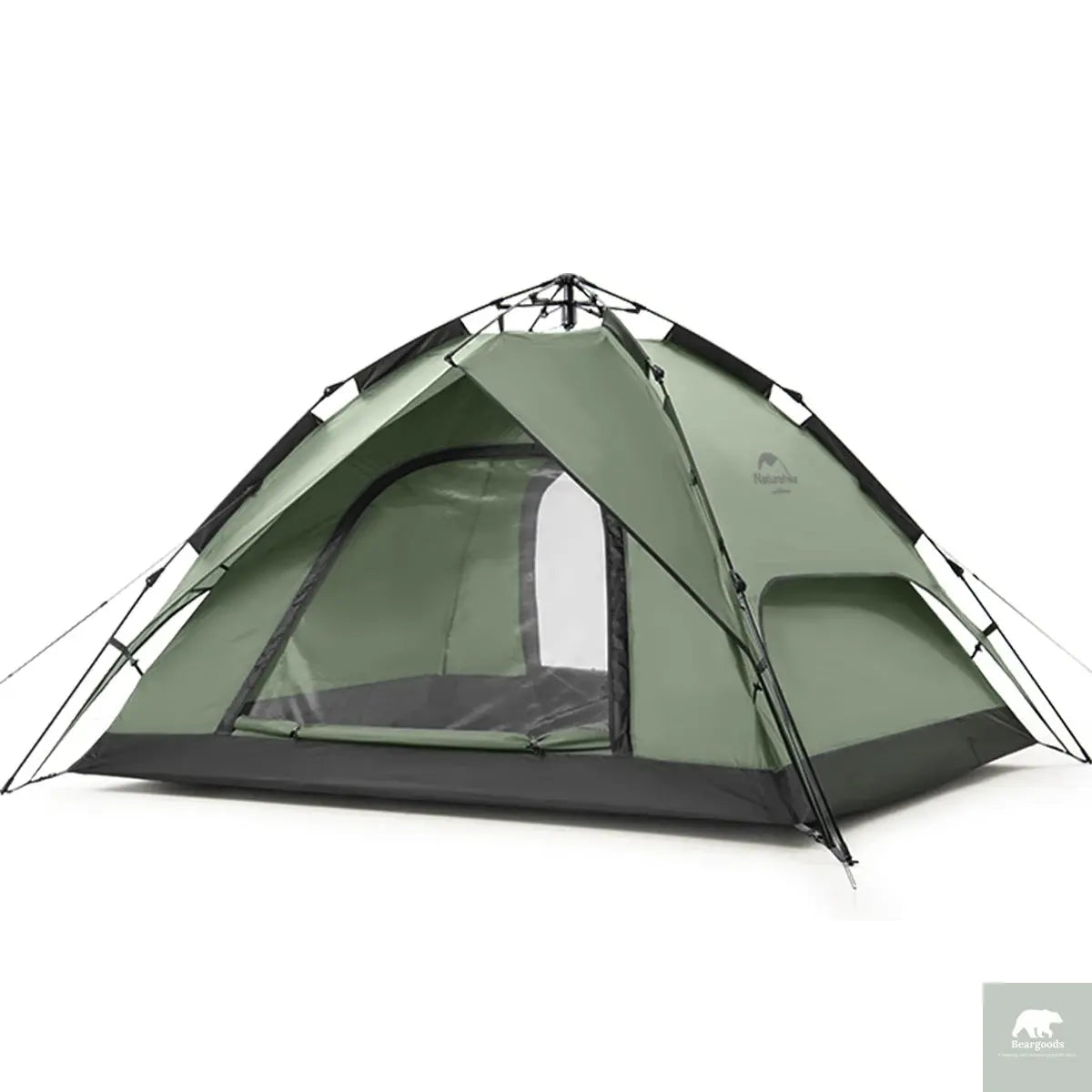 Naturehike One-touch Tent 3-4 Person Travel Family Sun Shelter Portable Automatic Fishing Tent Outdoor Picnic Camping Tent Beargoods
