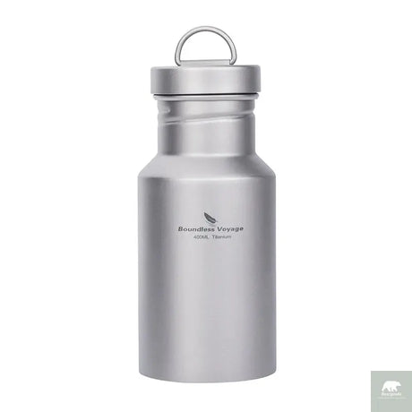 Wide Mouth Titanium Bottle with Lid Leak-Proof Single Layer 400/550/750ML Beargoods