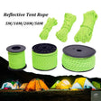 5M/10M/20M/50M Reflective Tent Rope Guylines Nylon Tent Line Cord Rescue Umbrella Paracord Rope Camping Hiking Tent Accessories Beargoods
