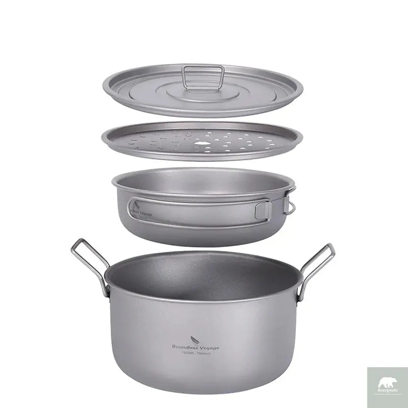 Multifunctional Titanium Pot Beargoods