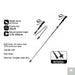 5-Section Carbon Fibre/Aluminium Alloy Folding Stick Beargoods