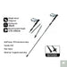 5-Section Carbon Fibre/Aluminium Alloy Folding Stick Beargoods