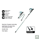 5-Section Carbon Fibre/Aluminium Alloy Folding Stick Beargoods