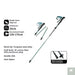 5-Section Carbon Fibre/Aluminium Alloy Folding Stick Beargoods