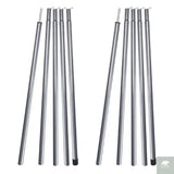 2m Telescopic Tent Poles Set of 2 Lightweight Adjustable Trekking Camping Collapsible Poles for Walking Canopy Hiking Beargoods