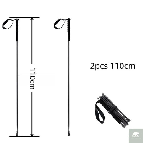 Ultra Light Carbon Fibre Trekking Poles Beargoods