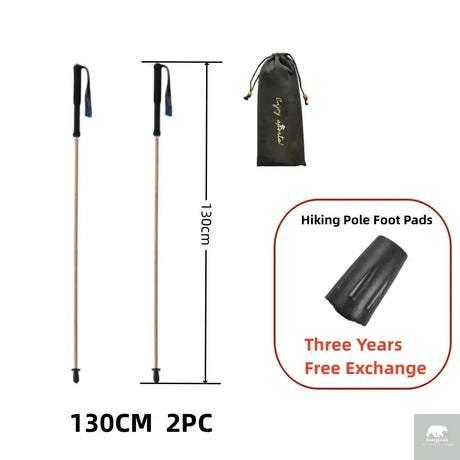 Ultra Light Carbon Fibre Trekking Poles Beargoods