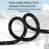 Camping Rope Reflective Outdoor Guy Lines with Aluminum Guyline Adjuster Tensioners Tent Tie Downs for Hiking Backpacking Tarp Beargoods