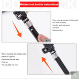 2Pcs Carbon Fibre/Aluminium Alloy Trekking Poles Beargoods
