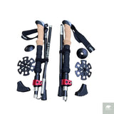 2Pcs Carbon Fibre/Aluminium Alloy Trekking Poles Beargoods