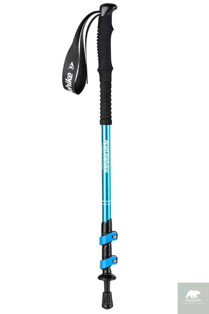 Naturehike 3 Node Adjustable Trekking Pole Ultralight Aluminum Alloy Telescopic Walking Hiking Climbing Sticks Adult Child Beargoods