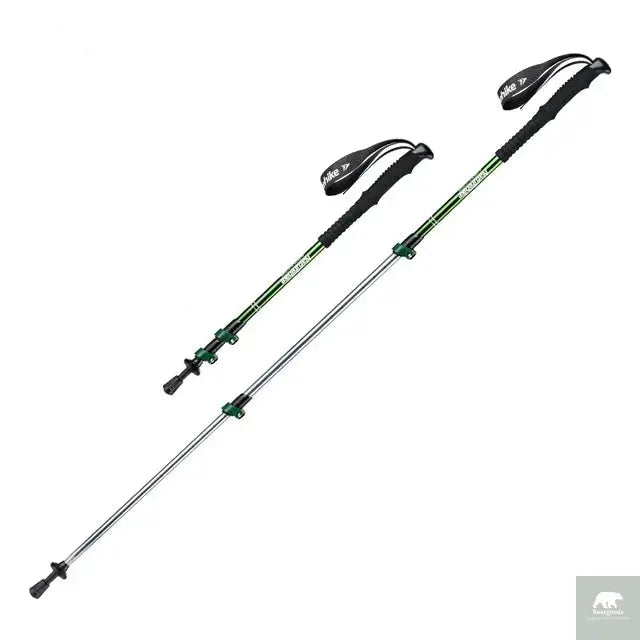 Naturehike 3 Node Adjustable Trekking Pole Ultralight Aluminum Alloy Telescopic Walking Hiking Climbing Sticks Adult Child Beargoods