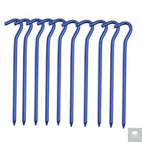 Aluminium Alloy Tent Pegs With Hooks 10pcs Beargoods