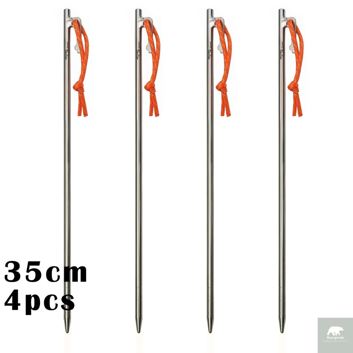 Titanium Alloy Tent Pegs Beargoods