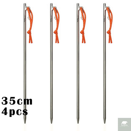 Titanium Alloy Tent Pegs Beargoods