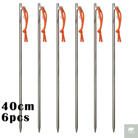 Titanium Alloy Tent Pegs Beargoods