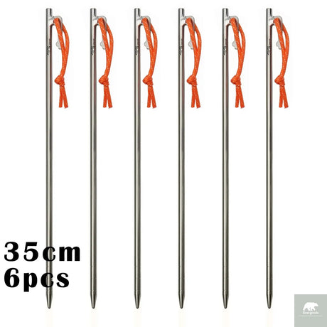Titanium Alloy Tent Pegs Beargoods