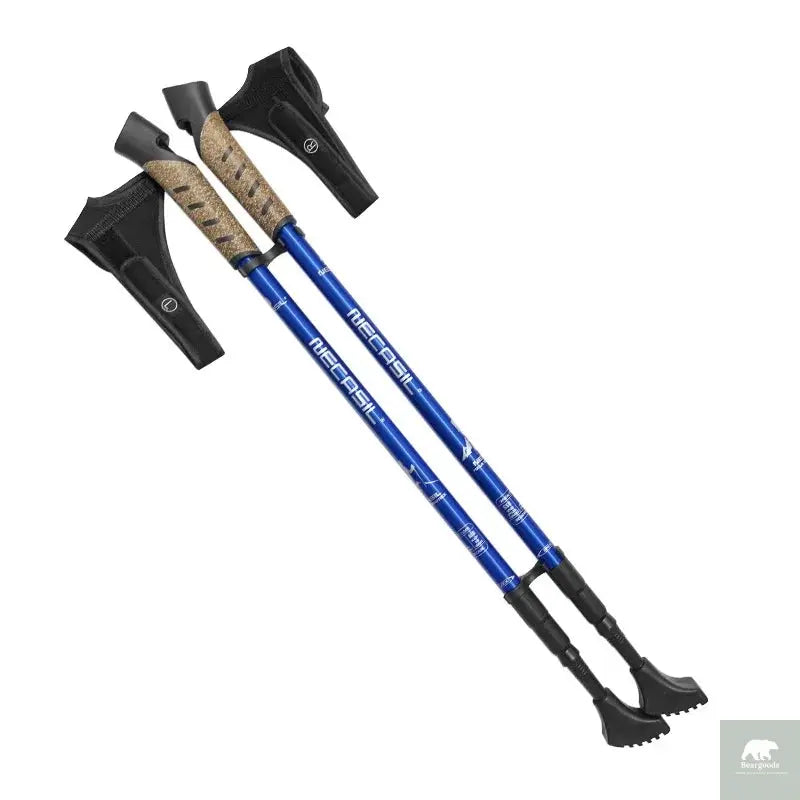 2PCS Nordic Walking Poles Telescopic Aluminium Alloy Beargoods