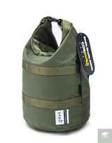 500D Nylon Round Bottom Roll Top Storage Bag Outdoor Camping Cookware Pot Carrier Picnic Lunch Box Organizer Hiking Gear Pouch Beargoods