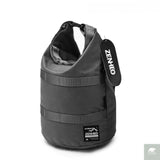 500D Nylon Round Bottom Roll Top Storage Bag Outdoor Camping Cookware Pot Carrier Picnic Lunch Box Organizer Hiking Gear Pouch Beargoods