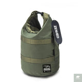 500D Nylon Round Bottom Roll Top Storage Bag Outdoor Camping Cookware Pot Carrier Picnic Lunch Box Organizer Hiking Gear Pouch Beargoods
