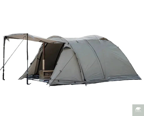 Fireproof 2 Person Winter Tent Hot Tent Waterproof Tunnel Dome Tent with Stove Jack and Snow Skirt for Camping Hiking 4 Season Beargoods