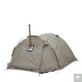 Fireproof 2 Person Winter Tent Hot Tent Waterproof Tunnel Dome Tent with Stove Jack and Snow Skirt for Camping Hiking 4 Season Beargoods