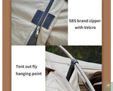 Fireproof 2 Person Winter Tent Hot Tent Waterproof Tunnel Dome Tent with Stove Jack and Snow Skirt for Camping Hiking 4 Season Beargoods