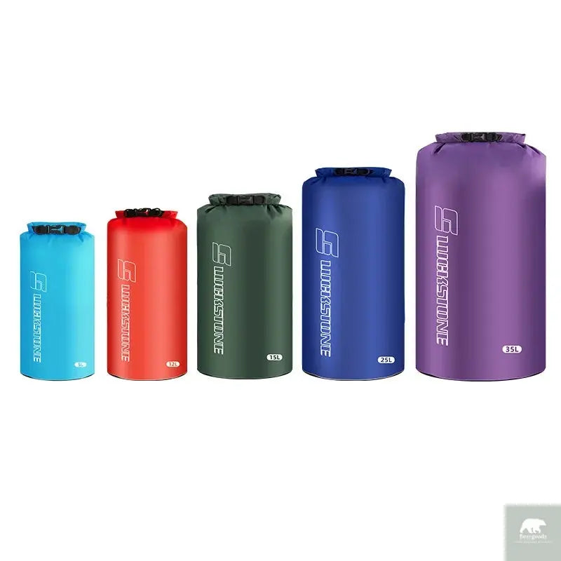 3/5/8/12/15/25/35/75L Waterproof Dry Bag Sack Ultralight Drifting Swimming Clothes Storage Bag Rafting Kayaking Sport Bag Beargoods