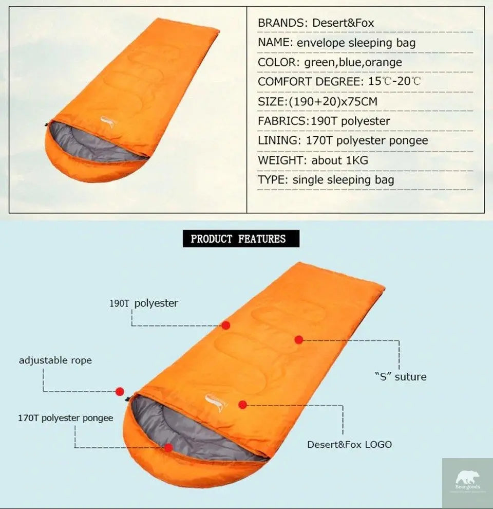 Ultralight Sleeping bag - Beargoods Ultralight Sleeping bag Beargoods.co.uk  34.99 Beargoods