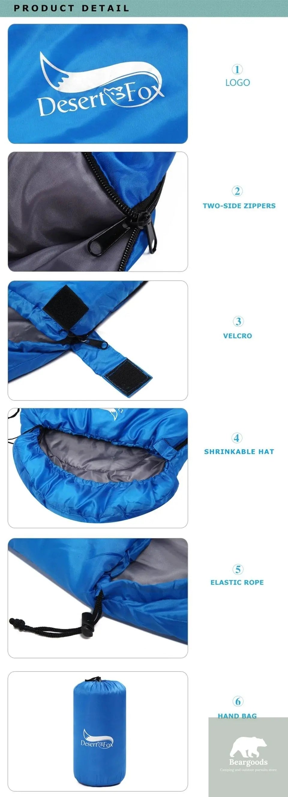 Ultralight Sleeping bag - Beargoods Ultralight Sleeping bag Beargoods.co.uk  34.99 Beargoods