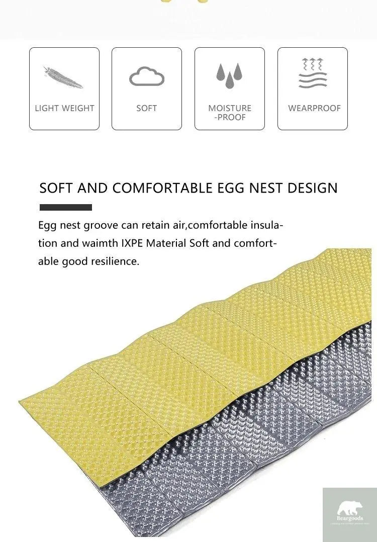 Camping Mat Waterproof Moisture Proof - Beargoods Camping Mat Waterproof Moisture Proof Beargoods.co.uk  48.99 Beargoods