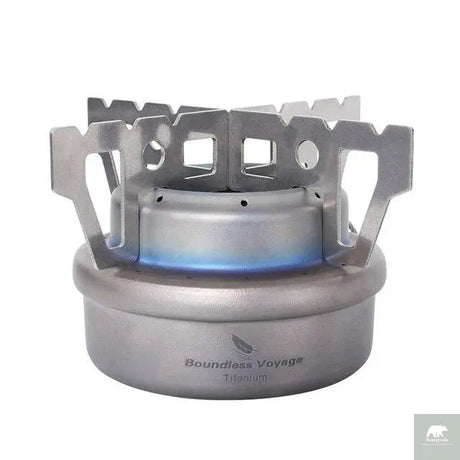 Titanium Alcohol Stove with Bracket - Beargoods Titanium Alcohol Stove with Bracket Beargoods.co.uk  18.99 Beargoods