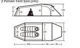 Tunnel Tent 2-4 Persons - Beargoods Tunnel Tent 2-4 Persons Beargoods.co.uk  219.99 Beargoods