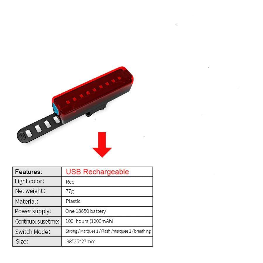 Bike Light Set Rechargeable - Beargoods Bike Light Set Rechargeable Beargoods.co.uk  18.49 Beargoods