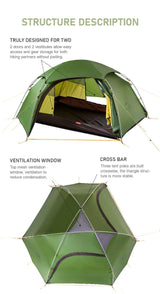 Ultralight two man tent - Beargoods Ultralight two man tent Beargoods.co.uk  219.99 Beargoods