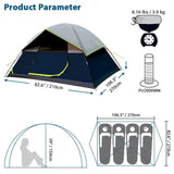 4 Person Camping Tent - Beargoods 4 Person Camping Tent Beargoods.co.uk  139.99 Beargoods