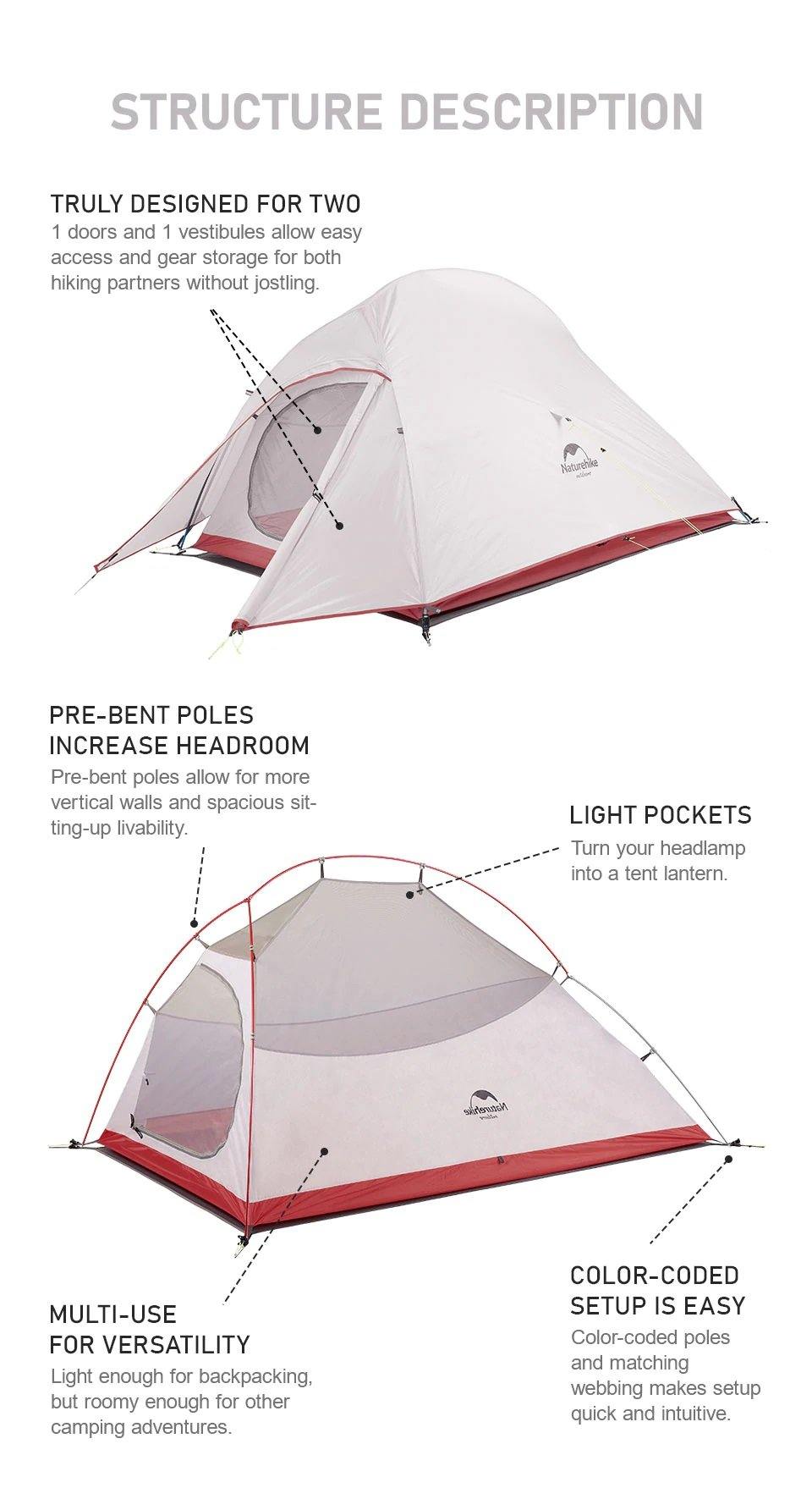 Ultralight Tent 2 Person - Beargoods Ultralight Tent 2 Person Beargoods.co.uk  219.99 Beargoods