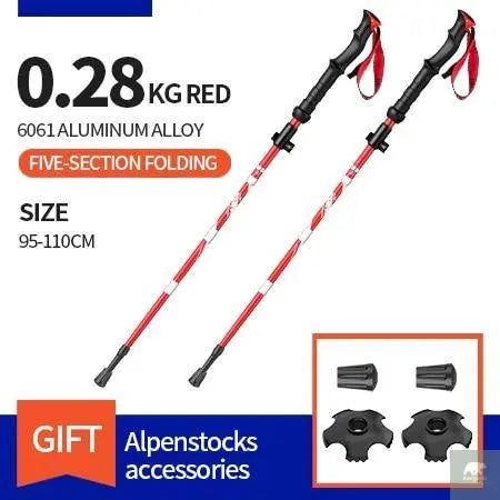 2 Piece Ultralight Trekking Poles Foldable - Beargoods 2 Piece Ultralight Trekking Poles Foldable Beargoods.co.uk  34.99 Beargoods