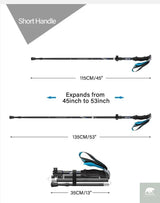 2 Piece Ultralight Trekking Poles Foldable - Beargoods 2 Piece Ultralight Trekking Poles Foldable Beargoods.co.uk  34.99 Beargoods