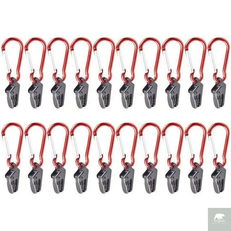 Tent Clamp with Carabiner Hook - Beargoods Tent Clamp with Carabiner Hook Beargoods.co.uk  15.99 Beargoods