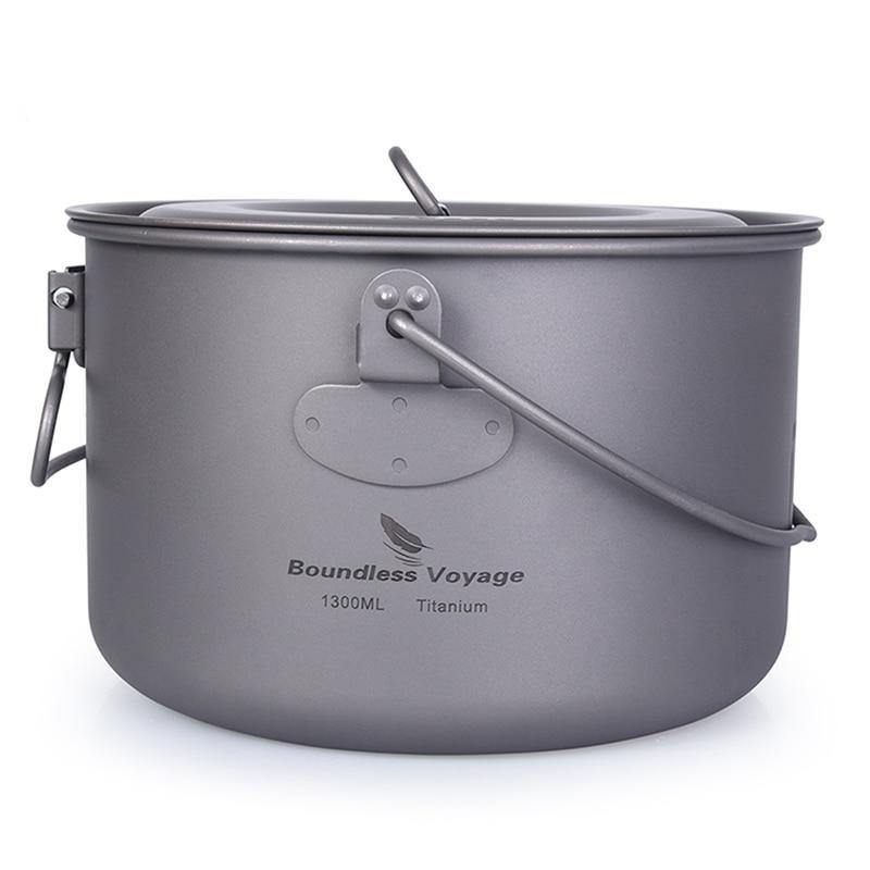 Titanium Hanging Pot 1300ml - Beargoods Titanium Hanging Pot 1300ml Beargoods.co.uk  44.99 Beargoods