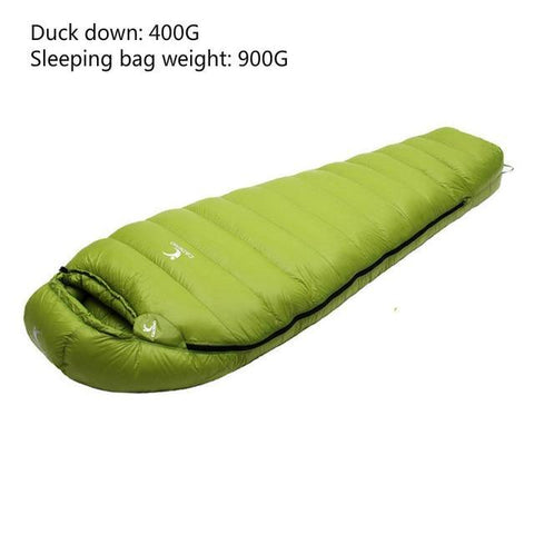UltraLight Duck Down Mummy Style Sleeping Bag - Beargoods 79.99