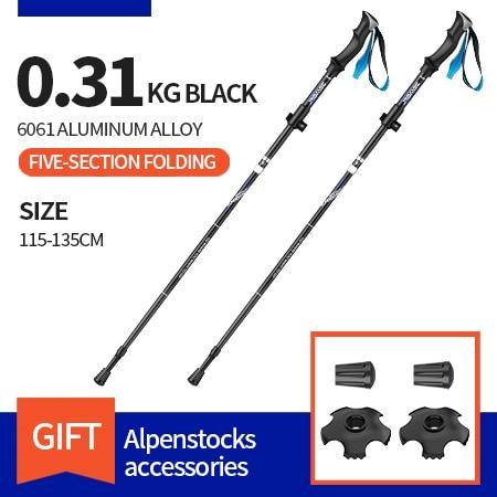 2 Piece Ultralight Trekking Poles Foldable - Beargoods 2 Piece Ultralight Trekking Poles Foldable Beargoods.co.uk  34.99 Beargoods