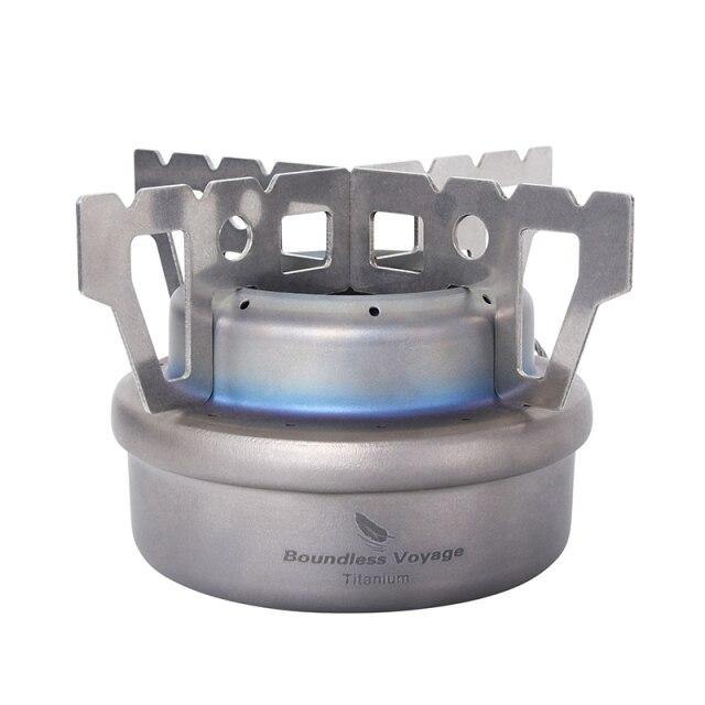 Titanium Alcohol Stove with Bracket - Beargoods Titanium Alcohol Stove with Bracket Beargoods.co.uk  18.99 Beargoods